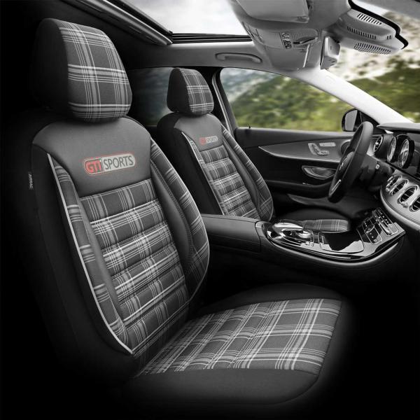 Auto Sitzbezug Set Universal Vorne und Hinten Komfortabel Komplett Set